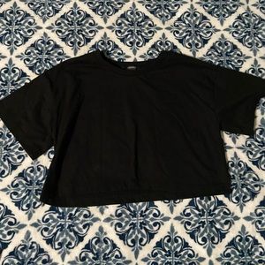 Black crop top